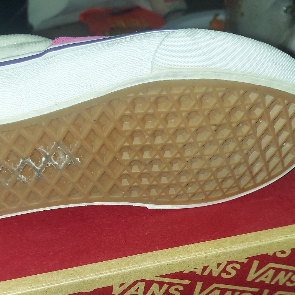 Vans Pink and Cream Sneakers - Picture 11 of 14